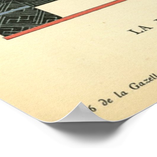 George Barbier, La Belle Dame sans Merci ポスター (角)