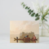 George Caleb Bingham – ファートレーダー降順 ポストカード (スタンド正面)