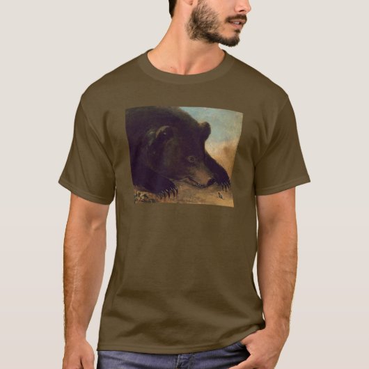 George Catlin – グリズリーベアとマウスTシャツ Tシャツ (正面)