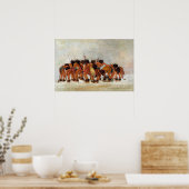 George Catlin Buffalo Dance, Mandan ポスター (キッチン)