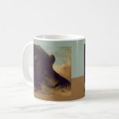 George Catlin - Grizzly Bear and Mouse Coffee Mug コーヒーマグカップ (正面左)