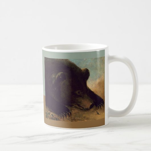 George Catlin - Grizzly Bear and Mouse Coffee Mug コーヒーマグカップ (右)