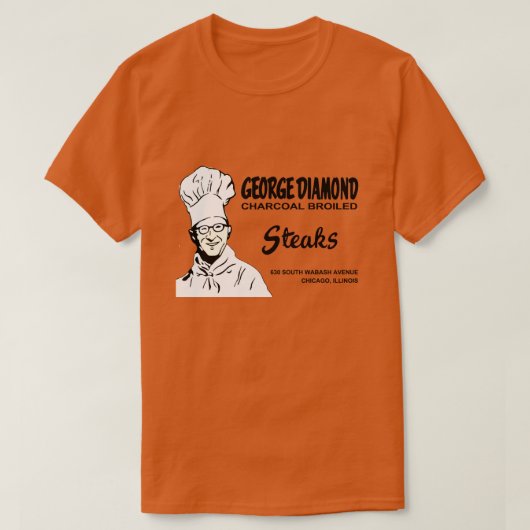 George Diamond Restaurant(シカゴ、IL) Tシャツ (デザイン正面)