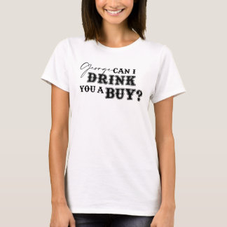 George Drink You a 買 Tee Shirt - White Ink Tシャツ