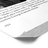 George Eastman 1884と1890の2つのポートレート ポスター (角)