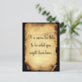 George Eliot's quote on life ポストカード (スタンド正面)