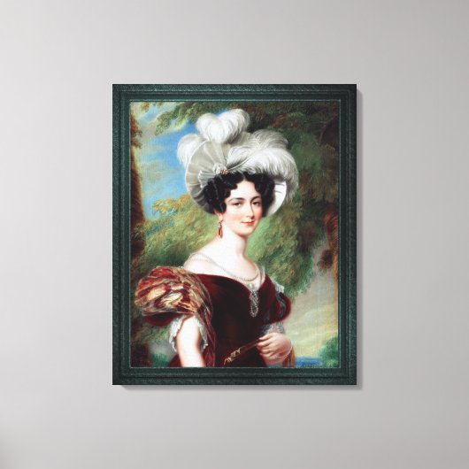 George Hayterによるケント公爵夫人 キャンバスプリント (正面)