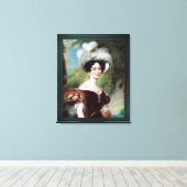 George Hayterによるケント公爵夫人 キャンバスプリント (インサイチュ (ウッドフロア))