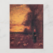 George Inness：終日 ポストカード (正面)