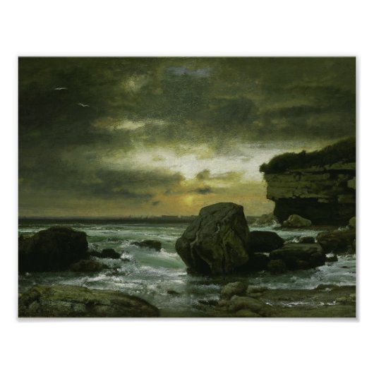 George Inness - A Marine フォトプリント (正面)