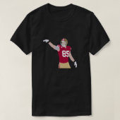 George Kittle Classic T-Shirt Tシャツ (デザイン正面)