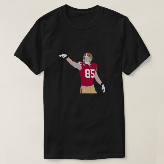 George Kittle Classic T-Shirt Tシャツ (デザイン正面)