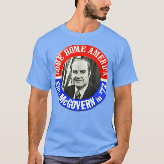 George McRegent 1972キャンペー大統領のン・ボタン Tシャツ