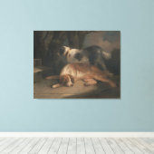 George Morlandによるセッターズ キャンバスプリント (インサイチュ (ウッドフロア))