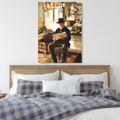 George Newell Bowers – 薬剤師を待っている キャンバスプリント (インサイチュ (寝室))