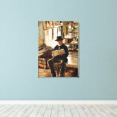 George Newell Bowers – 薬剤師を待っている キャンバスプリント (インサイチュ (ウッドフロア))