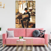 George Newell Bowers – 薬剤師を待っている キャンバスプリント (インサイチュ (リビング))