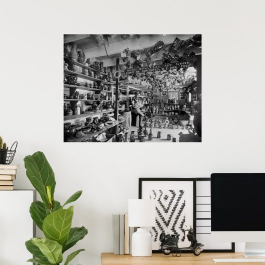 George Ohr陶芸店， 1901 ポスター (ホームオフィス)