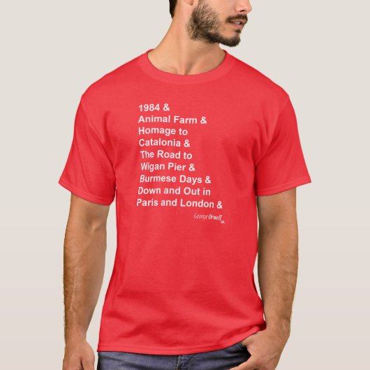 George Orwell Tシャツ (正面)