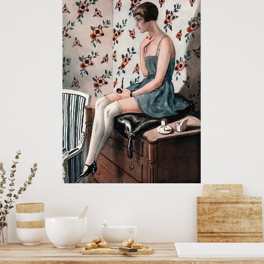 George Pavis - La Vie Parisienne, c.1920 ポスター (キッチン)