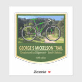 George S Mickelson Trail (bike2) シール (シート)