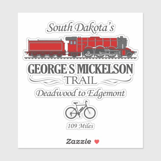 George S Mickelson Trail (RT2) シール (シート)