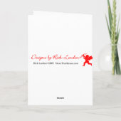 George Sand "One Happiness"グリーティングカード カード (裏面)