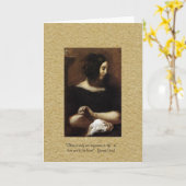 George Sand "One Happiness"グリーティングカード カード (黄色い花)