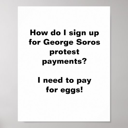 George Sorosの支払いにサインアップする方法 ポスター (正面)