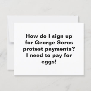 George Sorosの支払いにサインアップする方法 ポストカード