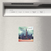 George Square，グラスゴー，スコットランド，冷蔵庫用マグネット マグネット (インサイチュ (食洗機))