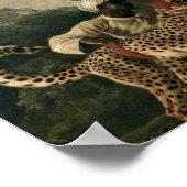 George Stubbs - Cheetahと2人のインディアン ポスター (角)