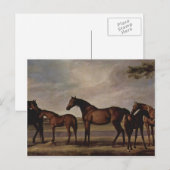 George Stubs-Mares、迫り来る嵐の前の砦 ポストカード (正面/裏面)