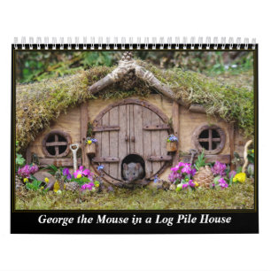 George theマウスin a log pile House 2022カレンダー カレンダー
