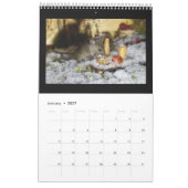 George the mouse in a log pile House calendar カレンダー (1月 2027)