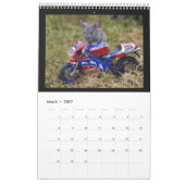 George the mouse in a log pile House calendar カレンダー (3月 2027)