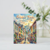 George Town Malaysia ポストカード (スタンド正面)