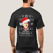 George W Bush Merry Bushmas Christmas Tシャツ (裏面)