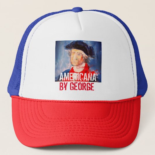 George Washington Americana Trucker Hat キャップ (正面)