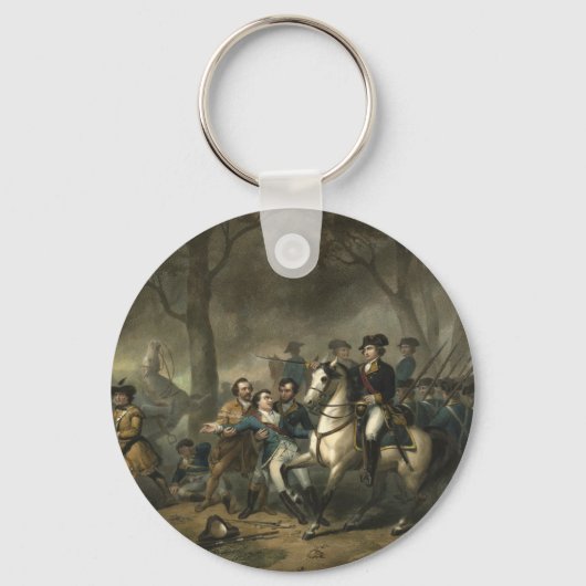 George Washington as a Soldier keychain キーホルダー (正面)