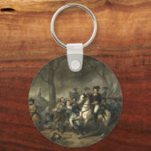 George Washington as a Soldier keychain キーホルダー (正面)