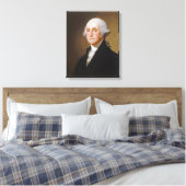 George Washington, c.1821 (キャンバス上の油) キャンバスプリント (インサイチュ (寝室))