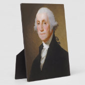 George Washington, c.1821 (キャンバス上の油) フォトプラーク (側面)