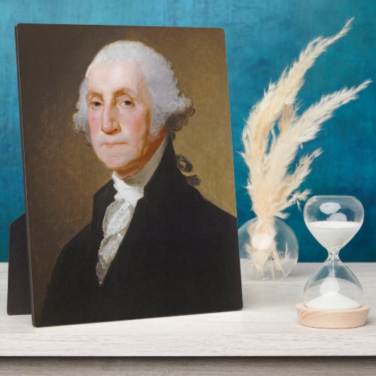 George Washington, c.1821 (キャンバス上の油) フォトプラーク (側面)