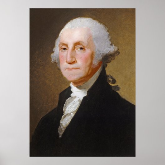 George Washington, c.1821 (キャンバス上の油) ポスター (正面)