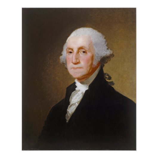 George Washington, c.1821 (キャンバス上の油) ポスター (正面)