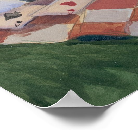 George Washington Funny Cat Wall Art ポスター (角)