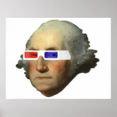 George Washington in 3D Poster ポスター (正面)