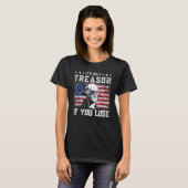 George Washington It s Only Treason If You Lose 4t Tシャツ (正面フル)