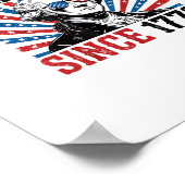 George Washington Protest Sign No Kings In America ポスター (角)